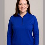 Ideology Womens Essential Half-Zip Performance Pullover Sweatshirt Purple Photo 0