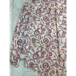 Pilcro  Anthropologie Long Sleeve Blouse Womens Medium  Pink  Floral Photo 13