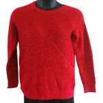 Apt. 9  Red Glitter Pullover Women’s Medium Holiday Party NWT Photo 1