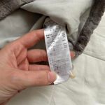 Axes Femme lavender Grey fuzzy lace burnout long sleeve top with pearls Gray Size M Photo 4