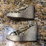 Dolce & Gabbana  Gold Glitter Wedges sz38 8US Photo 4