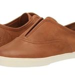 Frye Women’s Mindy Leather Slip-On Sneaker Whiskey Brown Size 9.5 Photo 0