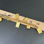 Liz Claiborne Vintage LCI Gold-tone Tarot Flower Star Moon Charm 38”Necklace 83g Photo 11