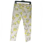 Kate Spade Broome Street lemon print skinny ankle jeans Sz 27 Photo 5