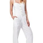 Faherty OZZY 100% LINEN WHITE JUMPSUIT OVERALLS SIZE XS Photo 0