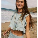 Free People Maui Shell Necklace Bohemian Beach Neutral Natural Resort Vaca NEW Photo 1