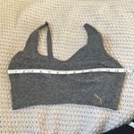 Puma Women's Heathered Gray Sports Bra size M Photo 2