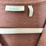 LOGO Lounge Cardigan Womens Medium Multicolor Lace Hem Stretch Zippered Sweater Photo 6