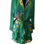 Alexis  wrap floral jacket and mini wrap skirt size xs Photo 0