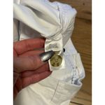 Le Tigre women's cropped chino pants size 12 tiger logo Preppy Classic Modern‎ White Photo 9