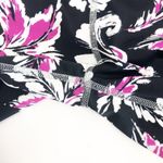 Savage Swim OG Custom High Rise Leggings Tights: Floral Tropical Hawaiian Aloha Black Size XS Photo 6