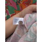 Marine layer  Laney Mini Dress in Vintage Orange Floral Print Linen Blend XL Photo 6