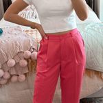 Liz Baker Pink Pleated Pants  Photo 0