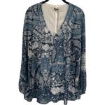 Show Me Your Mumu NEW  Paisley Long Sleeve Romper Cottagecore Rodeo Festival S Photo 3