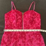 Women’s Pink Mermaid Fit Prom Party Dress Sparkly Sequins Lace Up Back Size 6 Photo 8