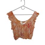 Patrons of Peace  Medium‎ Floral Crop Top Photo 1