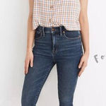 Madewell NWOT Curvy High-Rise Skinny Jeans in Wendover Wash: TENCEL™ Denim, 26 Photo 0
