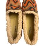 Sorel Tremblant Blanket Moccasins Womens 7 Brown Orange Slip-On Shoe Moc Slipper Photo 4