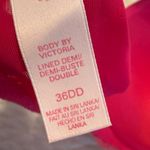 Victoria's Secret Body by Victoria Victoria’s Secret Lined Demi Bra Size 36 DD Pink Underwire Lace Photo 8