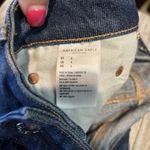 American Eagle Y2K Low-Rise Maxi Jean Skirt Size 4 Medium Wash Grunge Denim Photo 4