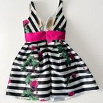 Mac Duggal After Five 30329C Fuchsia Black Bow Fit & Flare Mini Dress 6 $218 Photo 5