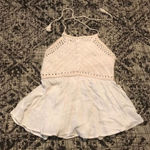 O'Neill  crochet halter top flowy- size‎ XS cream Photo 0