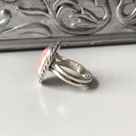 Sterling Silver Stone Ring, Size 6, Stamped CC Photo 2