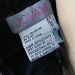 Jovani Black and White Striped Sleeveless Bandage Dress Size 4 Photo 13