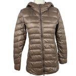 Uniqlo Waterproof Ultralight Feather Down Hooded Puffer Jacket 139037 Quilt XS Photo 1