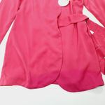 MORE TO COME Halley Blazer Wrap Dress in Hot Pink Small Photo 4