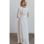 Baltic Born Lydia Belted Maxi Dress Bright White Size XS Photo 4