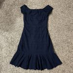 Rebecca Taylor  Navy Blue Dress Size 6 Photo 7