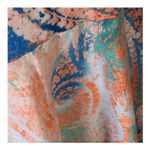 Ralph Lauren Lauren  Pastel Watercolor Drop-Waist Ruffle Dress Large Photo 8