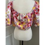 VERO MODA  Floral Crop Top Size large Photo 2