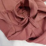 Loft  Women large orange‎ tie up sleeves sweatshirt Photo 7