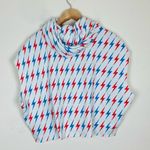 Aviator Nation Aviator National Bolt sleeveless relaxed Cropped Pulllover Hoodie in white USA M Photo 6