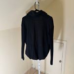 James Perse  Standard EUC Women's Open Cardigan Shrug Black Sweater Supima 2 (M) Photo 5