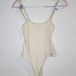 n:philanthropy NWT Cream Snap Close Women Small Stretchy Bodysuit Neutral Photo 0