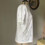 VINTAGE 1990s embroidered floral tee Size M Photo 5