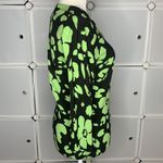 ECI  Black & Green Floral Cardigan Size Small Photo 6