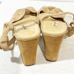 Paul Green  Tan Carlyle Suede Block Heel Sandal Ankle Strap US Size 8 Photo 3
