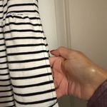 J.Crew  Daybreak Black & White Striped Fit & Flare Sleeveless Dress Size 0 Preppy Photo 4