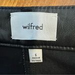 Wilfred The Melina Vegan Leather High Waisted Pants Black Womens 6 Photo 4