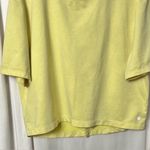 Apana  Yellow Active Short Sleeve Crop Sweatshirt Size Medium Photo 2