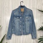 BLANK NYC  Distressed Raw Hem Denim Jean Jacket size S Small Photo 0
