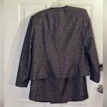 Pendleton 12P Brown Tweed Skirt Suit Set with Leather Trim ā Vintage 90s Photo 1