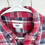 Old Navy Shirt Women Size Small Slim Fit Plaid Collared Long Sleeve Button Front Photo 1