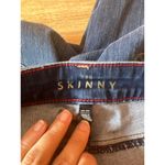 White House | Black Market Womens Skinny Distressed Jeans Size 26 Blue Stretch Den Photo 7