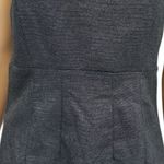 Gap Black Metallic Silver Strapless Spaghetti Strap Dress Womens 4 Photo 5