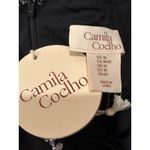 Camila Coelho  Sheath Straps Embellished Rhinestones Black M Photo 13